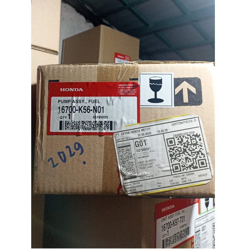 UNIT ASSY FUEL PUMP 16700 - K56 - N01  motor : Sonic 150R (2015-Sekarang)