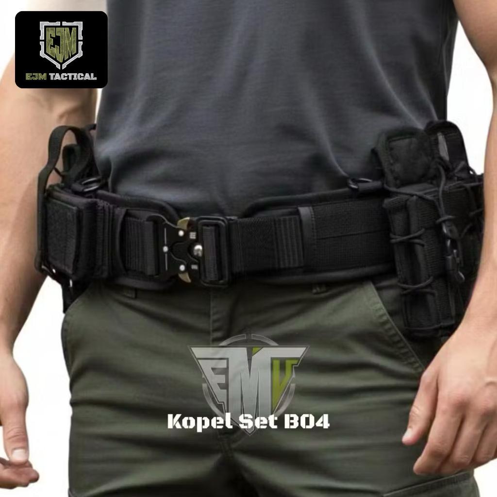 KOPEL SET B04 TACTICAL LENGKAP WARBELT TACTICAL KOPEL SET LENGKAP