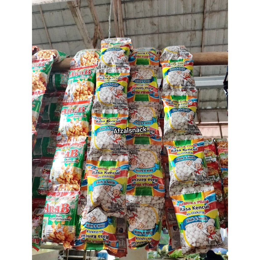 Ajisuka pilus rasa kencur 10bungkus