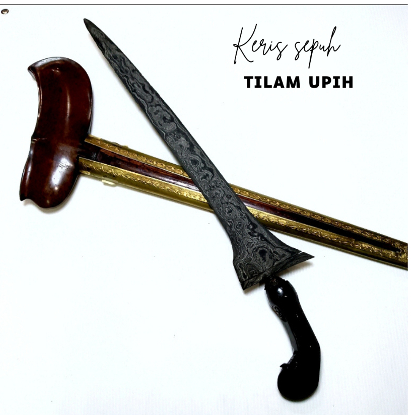 Keris Sepuh Tilam Upih pamor Jung Isi Dunyo Era Mataram | Sandangan Warangka Gayaman Solo Pendok Ble