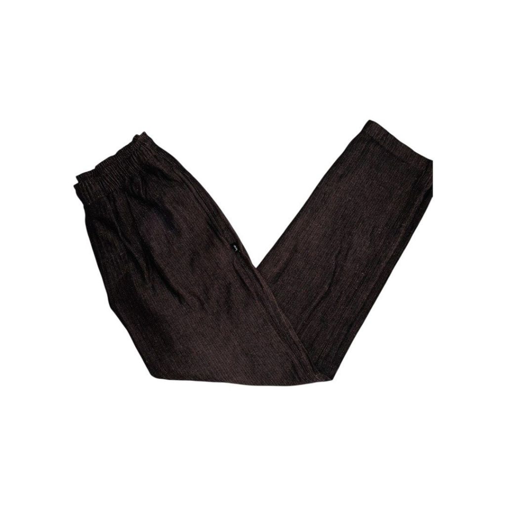 Stussy Vintage 90’s Elastic Stuff Sweat Pant Brown and Black