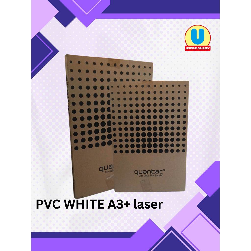 QUANTAC PVC WHITE A3+ LASER