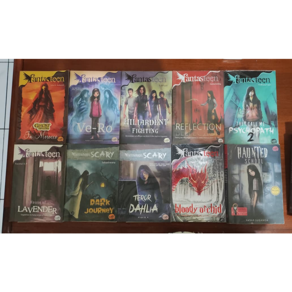 Preloved novel fantasteen fiksi horor Original