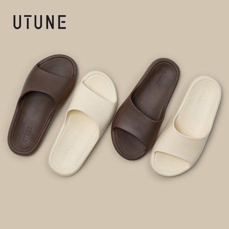 UTUNE Sandal Rumah Ergonomis EVA Lembut Anti Slip Nyaman Dipakai Sandal Kamar Mandi Ringan Sandal Pa