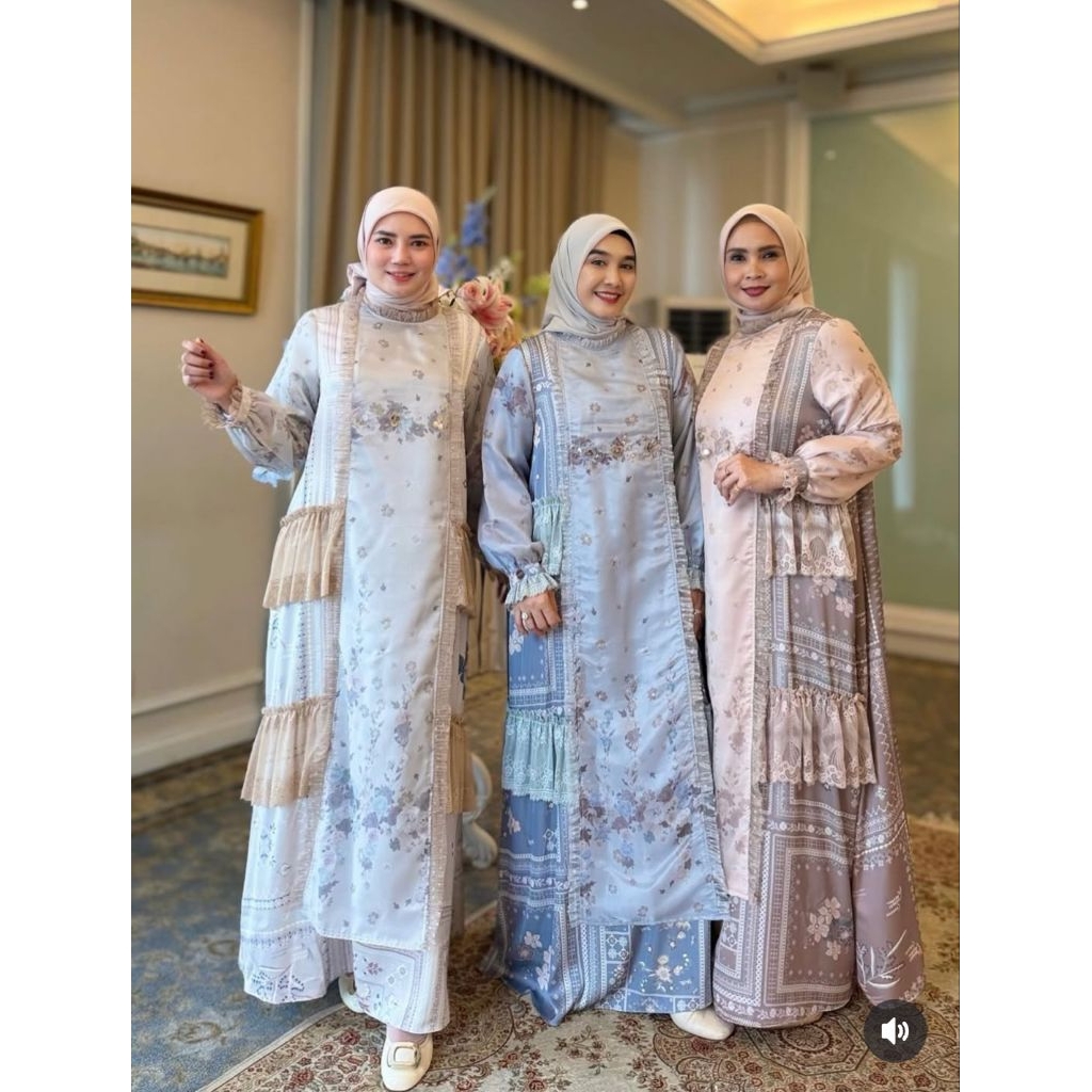 Eazystyle Halimah Dress Raya Series Terbaru. Raya Series Eazystyle. Eazystyle Dress Raya Terbaru. Ie