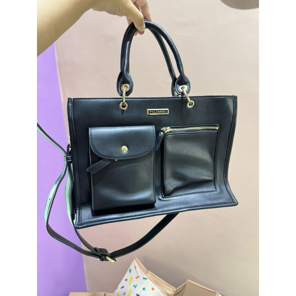 preloved palomino elian handbag black (crossbody / sling bag) tas kantor tas kerja tas kuliah