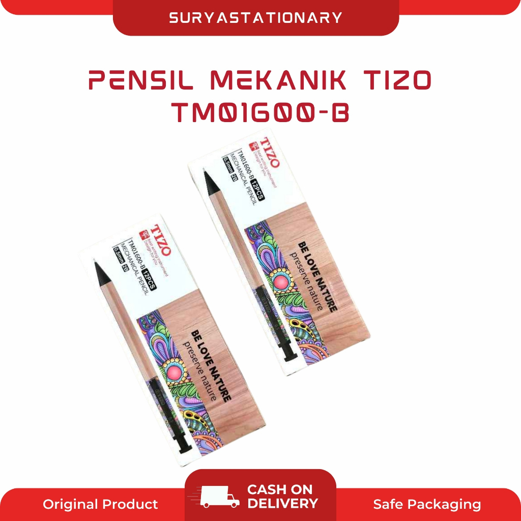 Pensil Mekanik Tizo TM01600-B / Mechanical Pencil Tizo TM01600-B / Pensil Isi Tizo