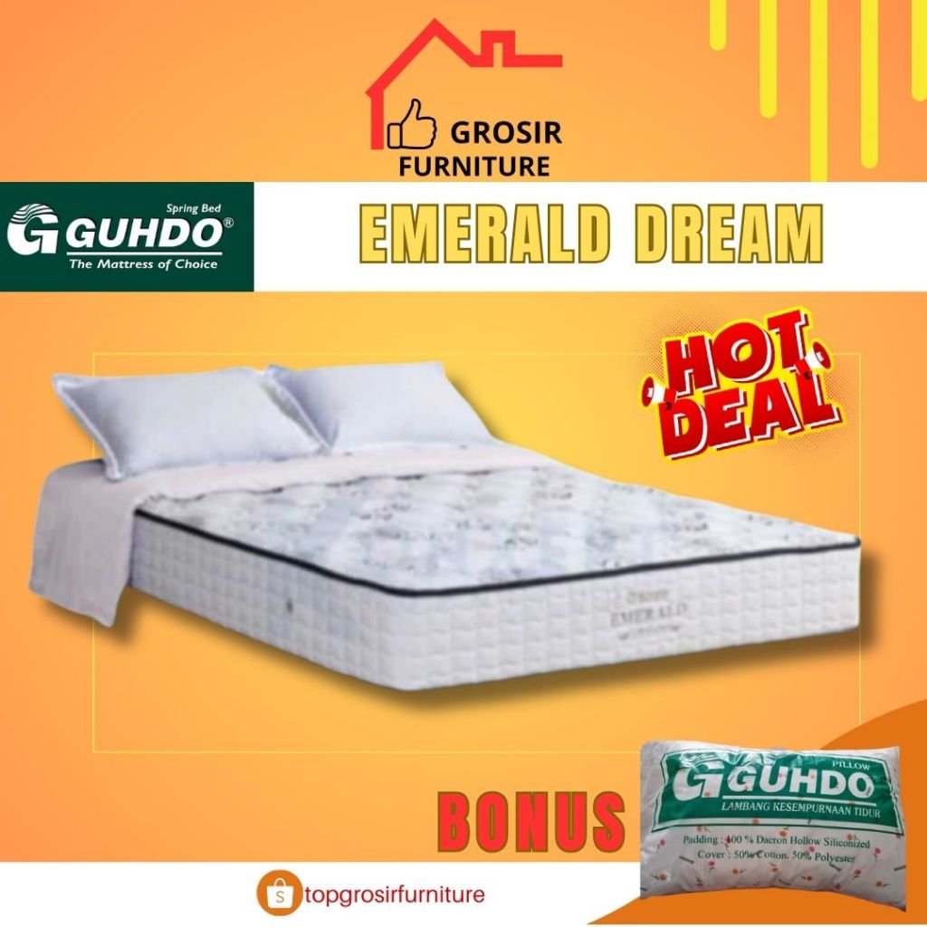 KASUR SPRING BED GUHDO EMERALD DREAM