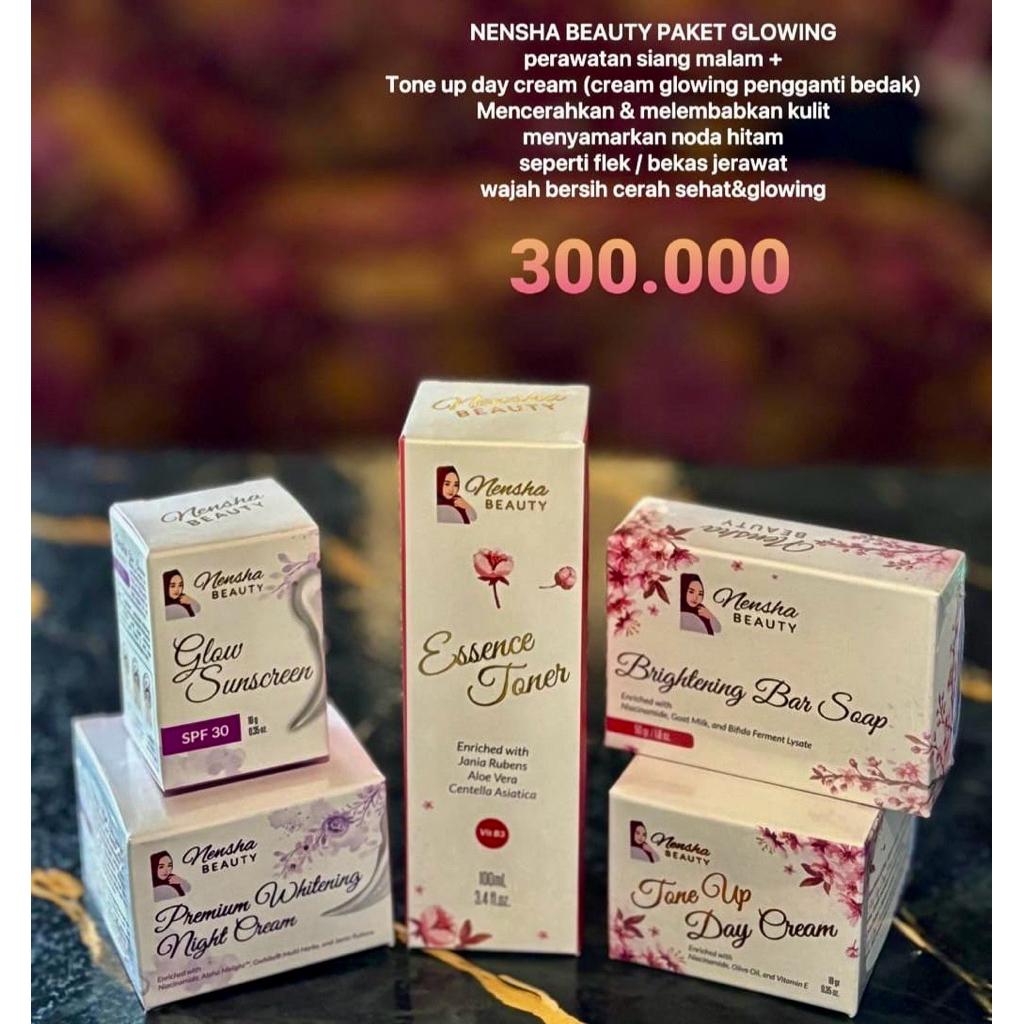 NENSHA BEAUTY Glowing SERIES