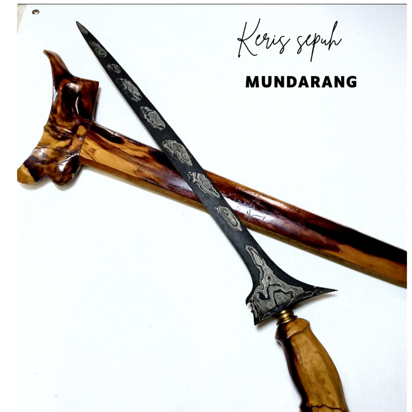 Keris Sepuh Mundrang Pamor Melati Sinebar Tangguh Segaluh | Sandangan Warangka Bali | Keris Sepuh Co