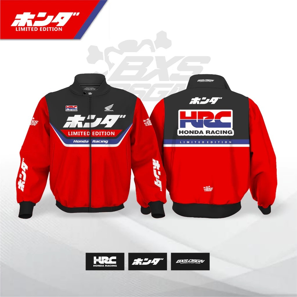 JAKET HRC JACKET MOTOR HONDA HRC JACKET TOURING HOODIE SUNMORI