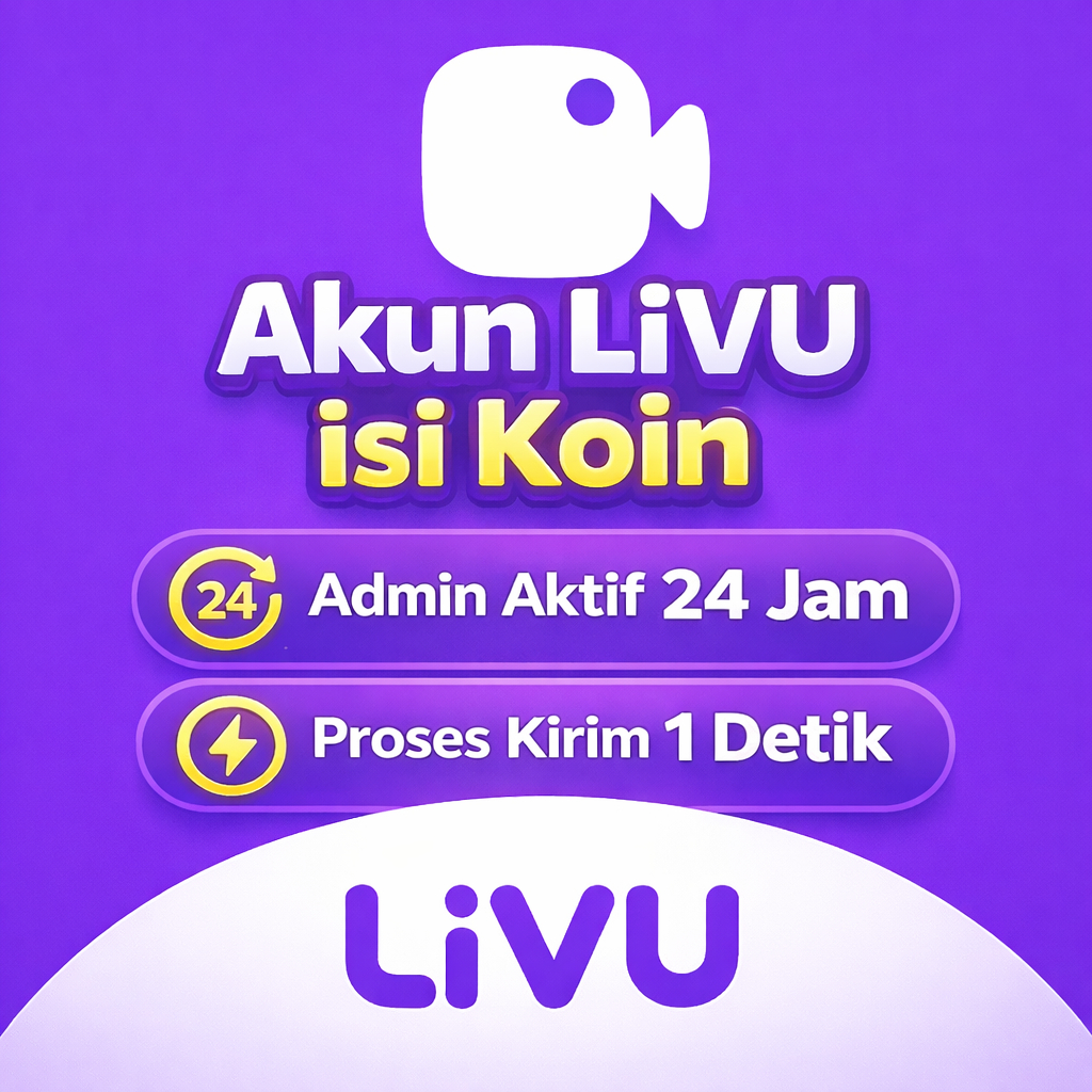 AKUN LIVU BERISIKAN KOIN 800 - 1600 MURAH - AKUN SIAP PAKAI -  LIVU VIP