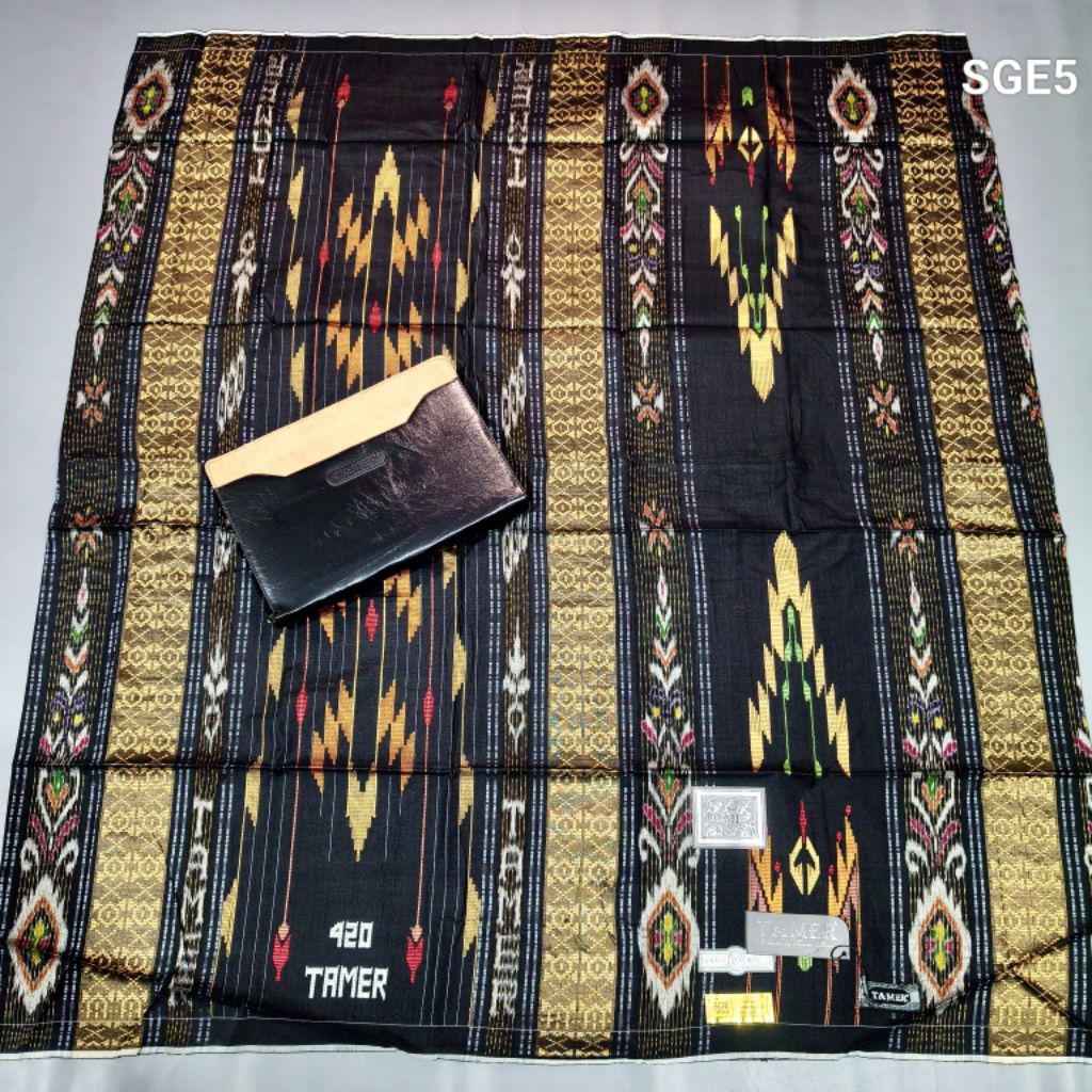 Sarung TAMER 420 SGE FULL SUTRA motif elegan exckusive