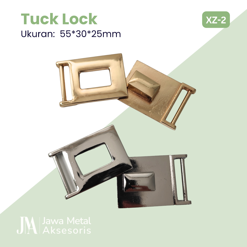 Kunci Tas Wanita Putar Besi Sodok Fashion Korean Style Original JMA Bag Lock XZ-2