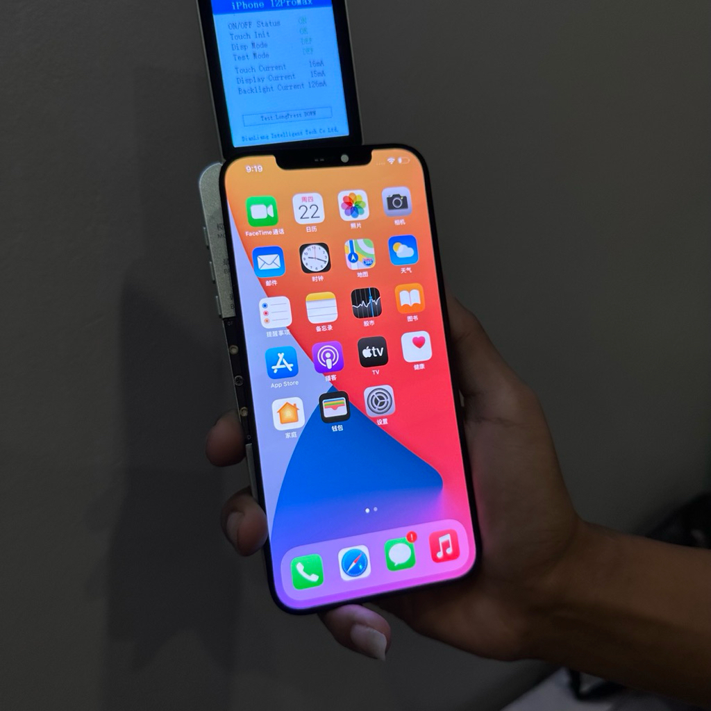 lcd touchscreen iphone ip 12 pro max ORI COPOTAN minus