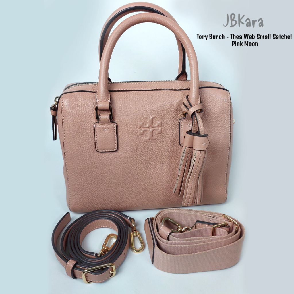 Tas Tory Burch Thea Web Small Satchel Preloved