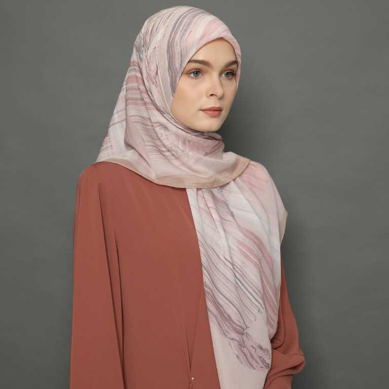 Hijab Voal Italian - Premium Scarf - MISS COLOR  - Segi empat 120x120