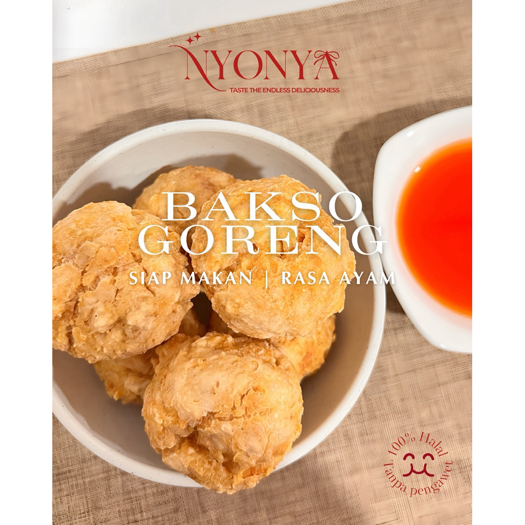 Bakso Goreng Baso Goreng Ayam Mekar Halal Siap Makan