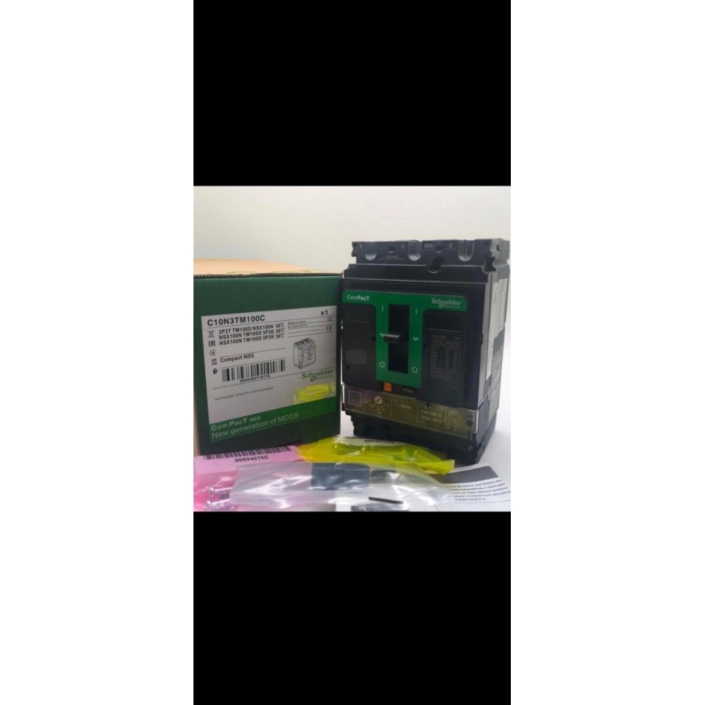 MCCB SCHNEIDER NSX100N TM100D 100A 3 PHASE