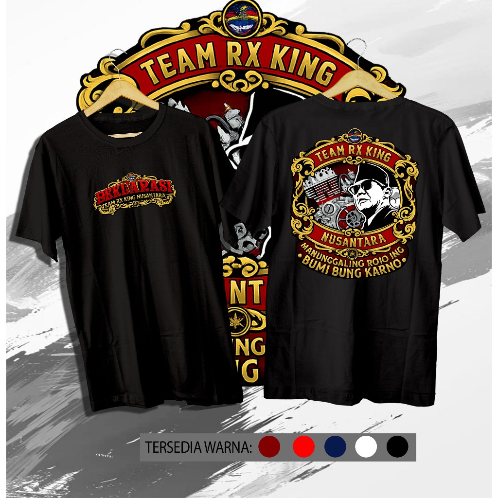 Kaos Jamnas Team Nusantara Rx King Official , Kaos YRKI, Kaos Jamnas Istimewa