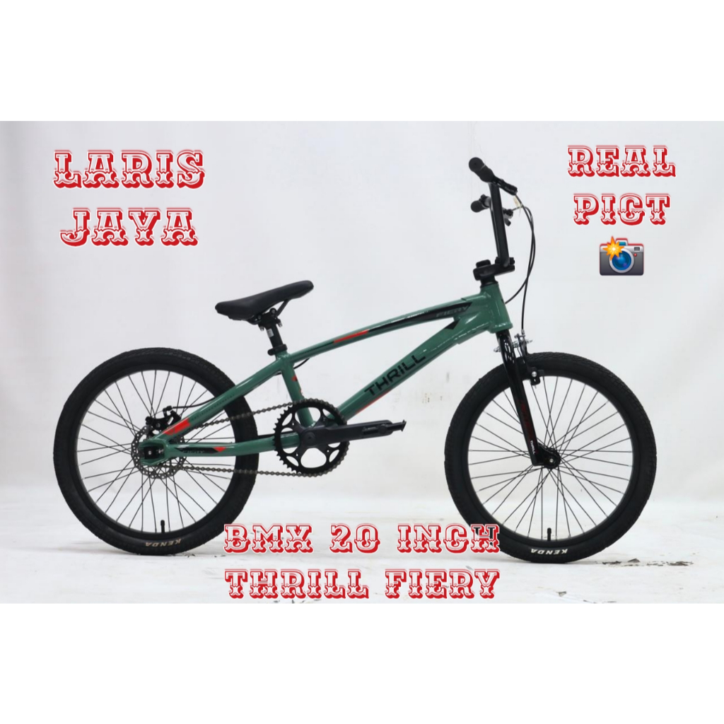 sepeda anak bmx 20 inch thrill fiery MD PRO XL  sepeda anak laki laki by thrill terbaru