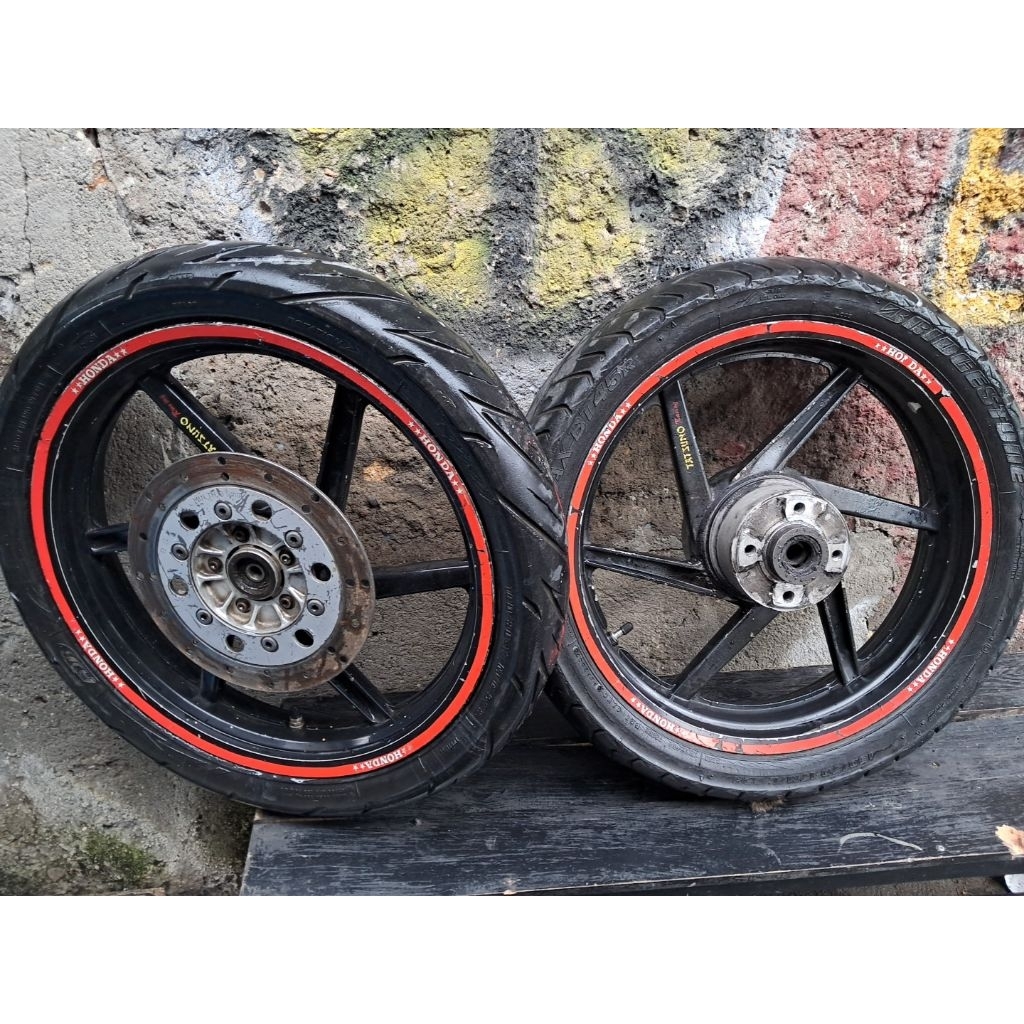 Velg Tiger megapro mega pro gl pro gl cb 100 honda pelek tapak lebar racing palang kelengkapan seper