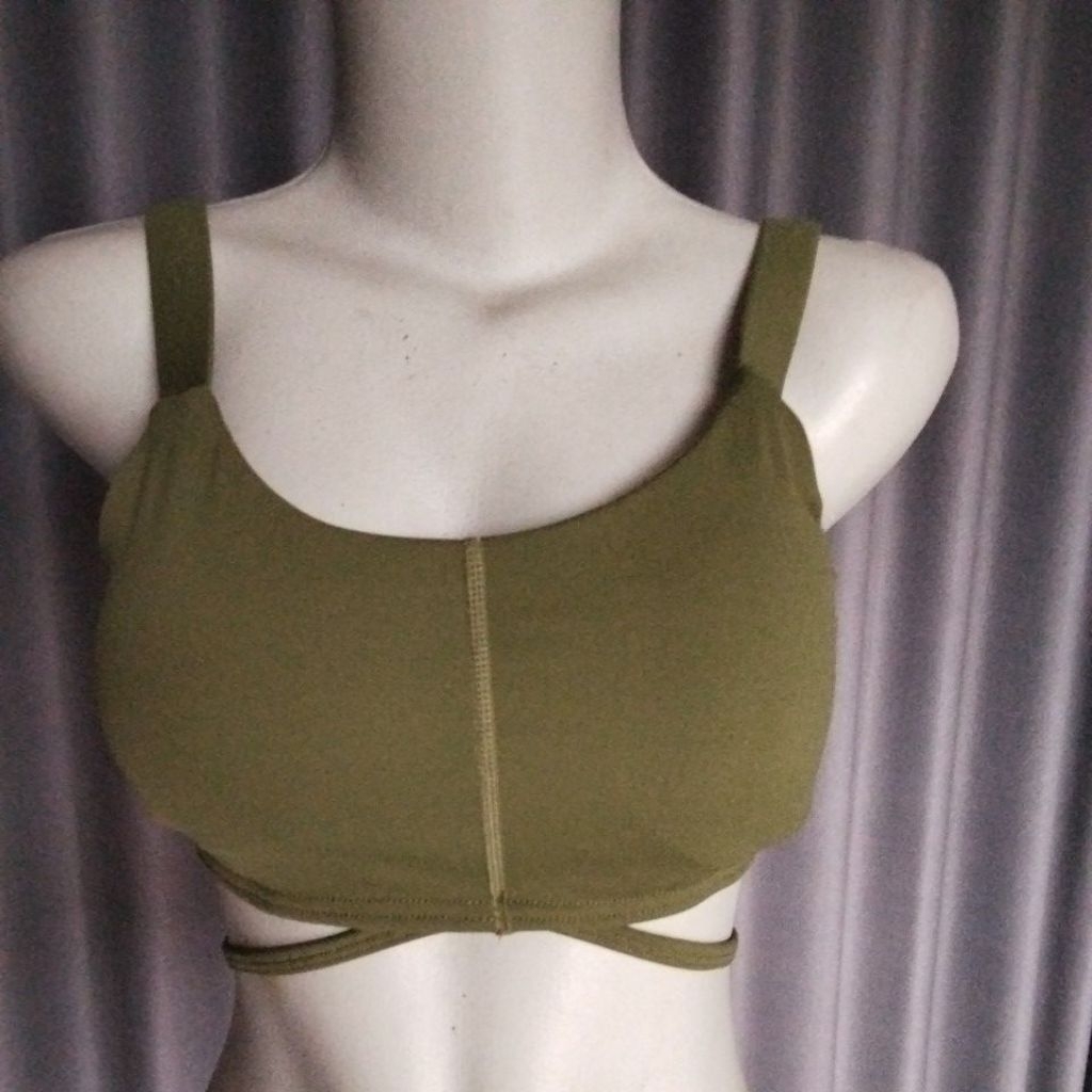 sport bra size M olive green PL