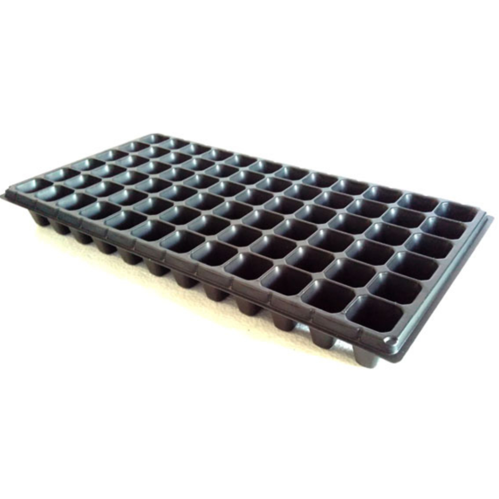 Tray Semai Bibit 128 Lubang Plastik Pot Tray Semai Tanaman Sayur Hidroponik Seedling Tray