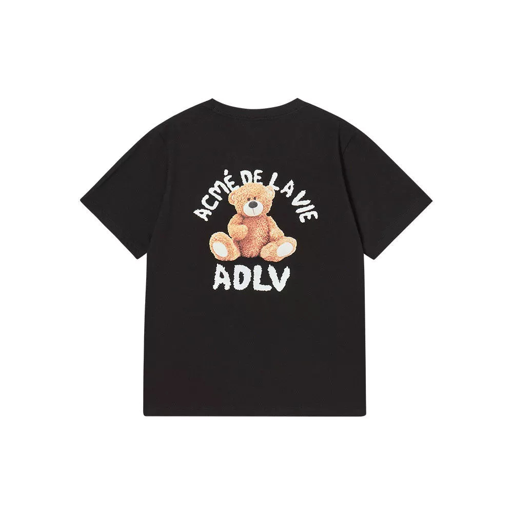 Woman ADLV Teddy Bear (Bear Doll) Tee Black