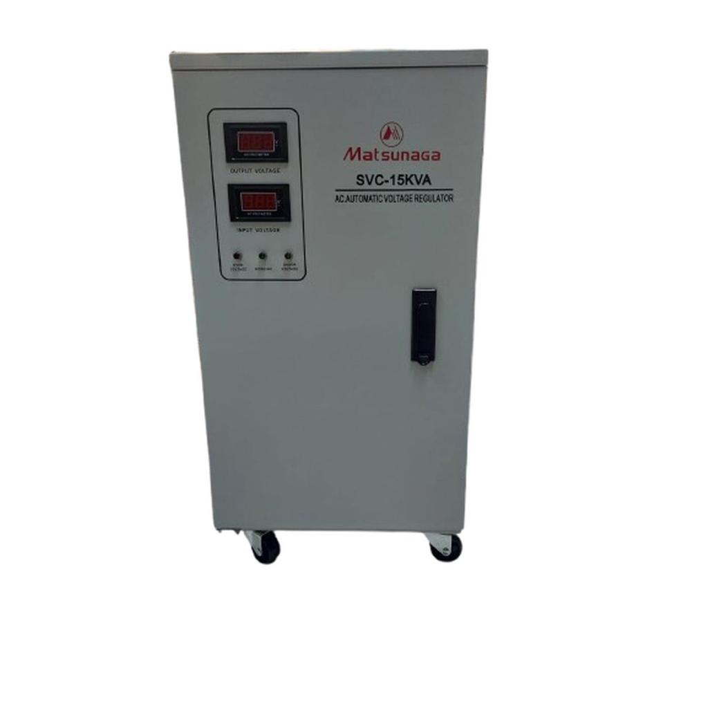 Stabilizer Stavolt Digital 15000 watt 15KVA Matsunaga SVC-15KVA