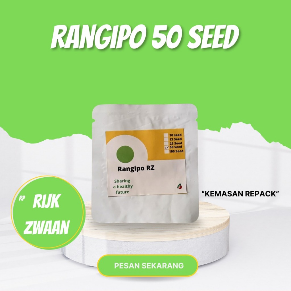 RANGIPO RZ Benih Buah Melon Repack 50 seed Rizk Zwaan