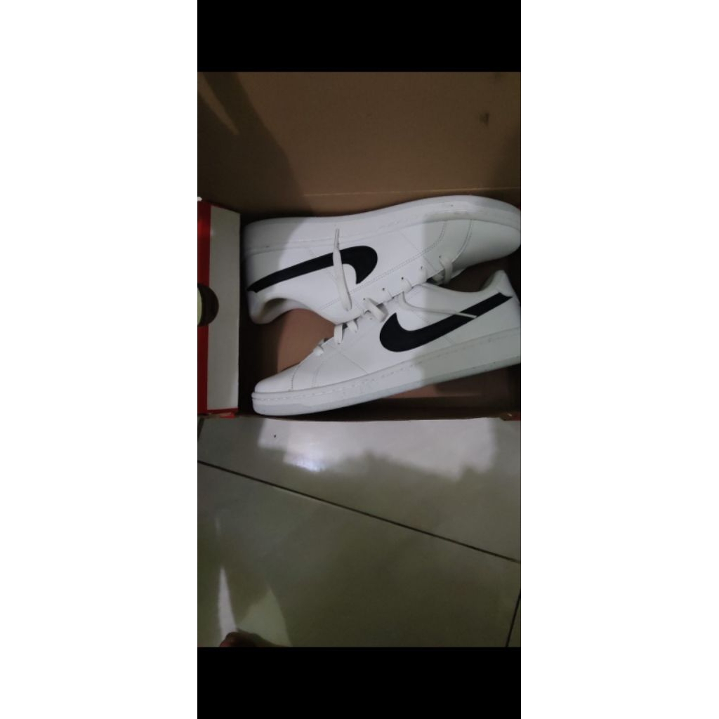 [ORI 100%] sepatu nike court royale 2 next nature size 44 warna white