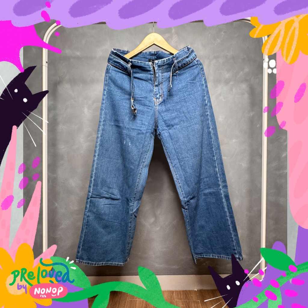 Preloved by Nonop - Celana Jeans (with belt)