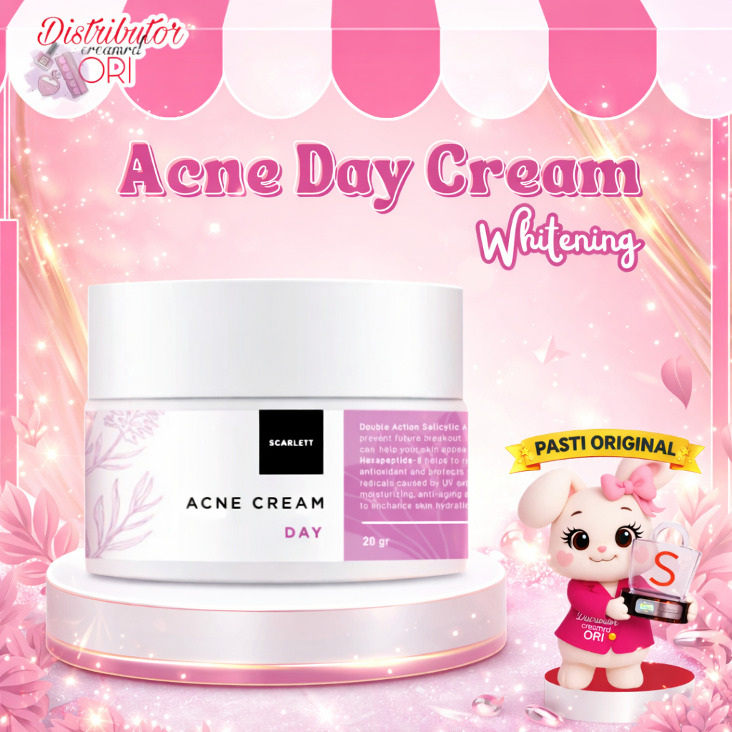 Scarlett Whitening Acne Day Cream | Day acne scralett | scarlett acne day cream