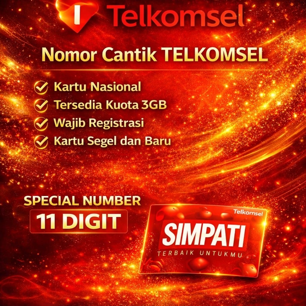 NOMOR CANTIK PERDANA SIMPATI KUOTA 3GB