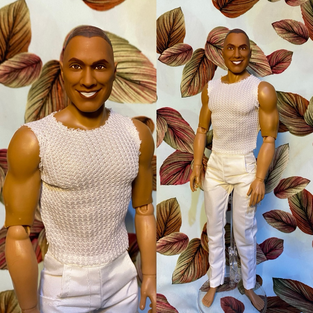Ken Barbie Hybrid Facemold The Rock Body Supermodel