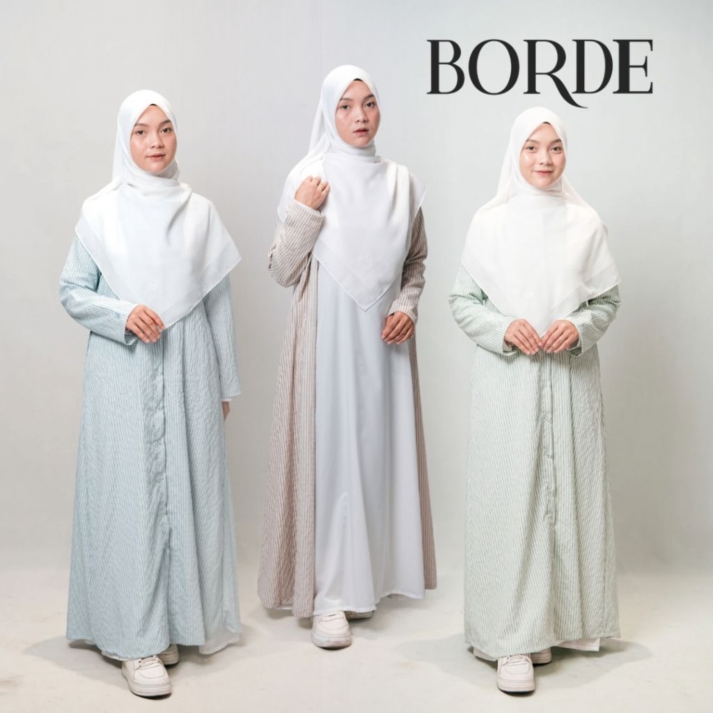 BORDE OUTER INNER HIJAB ALILA
