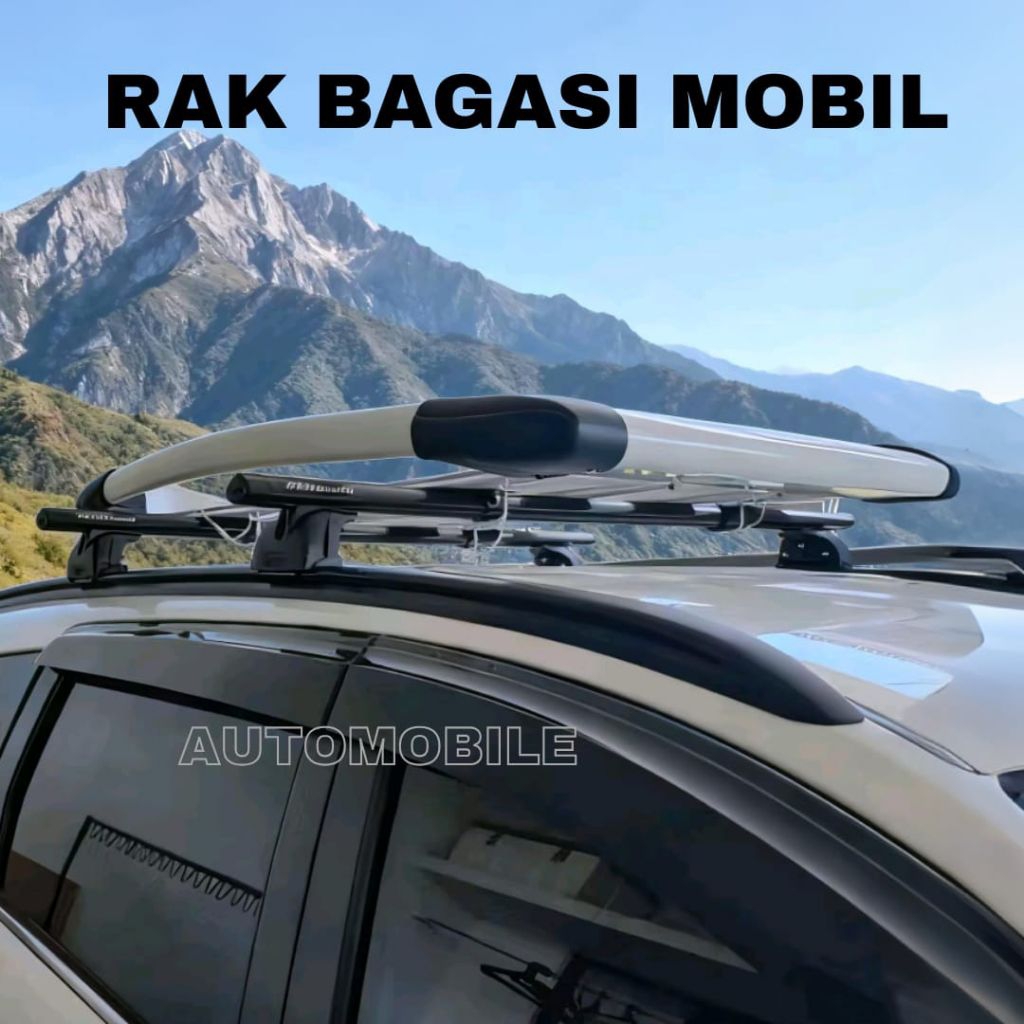 PAKET RAK BAGASI DAN KAKI RAK MOBIL PLATINUM RUSH FORTUNER PAJERO 5705S
