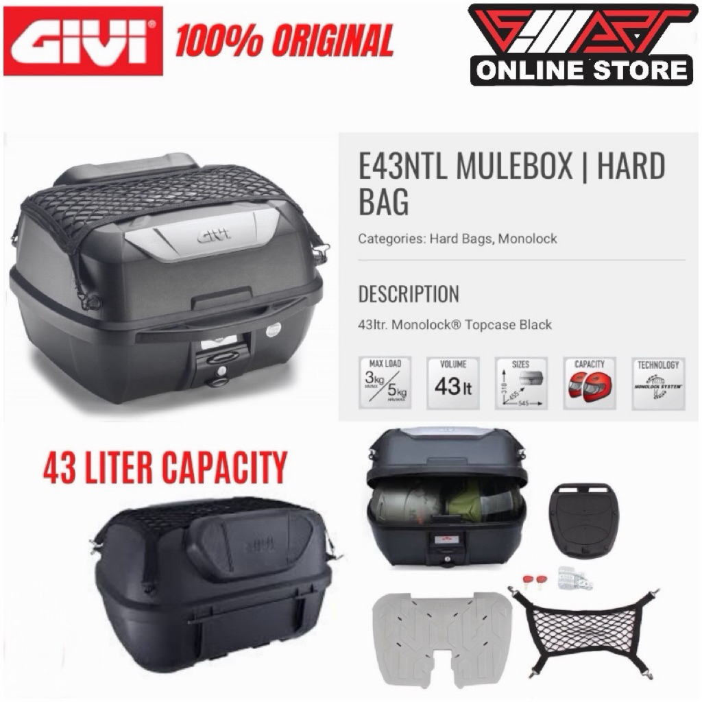 BOX GIVI E43 NTL ADV / BOX GIVI E 43 NTL ADVANCE