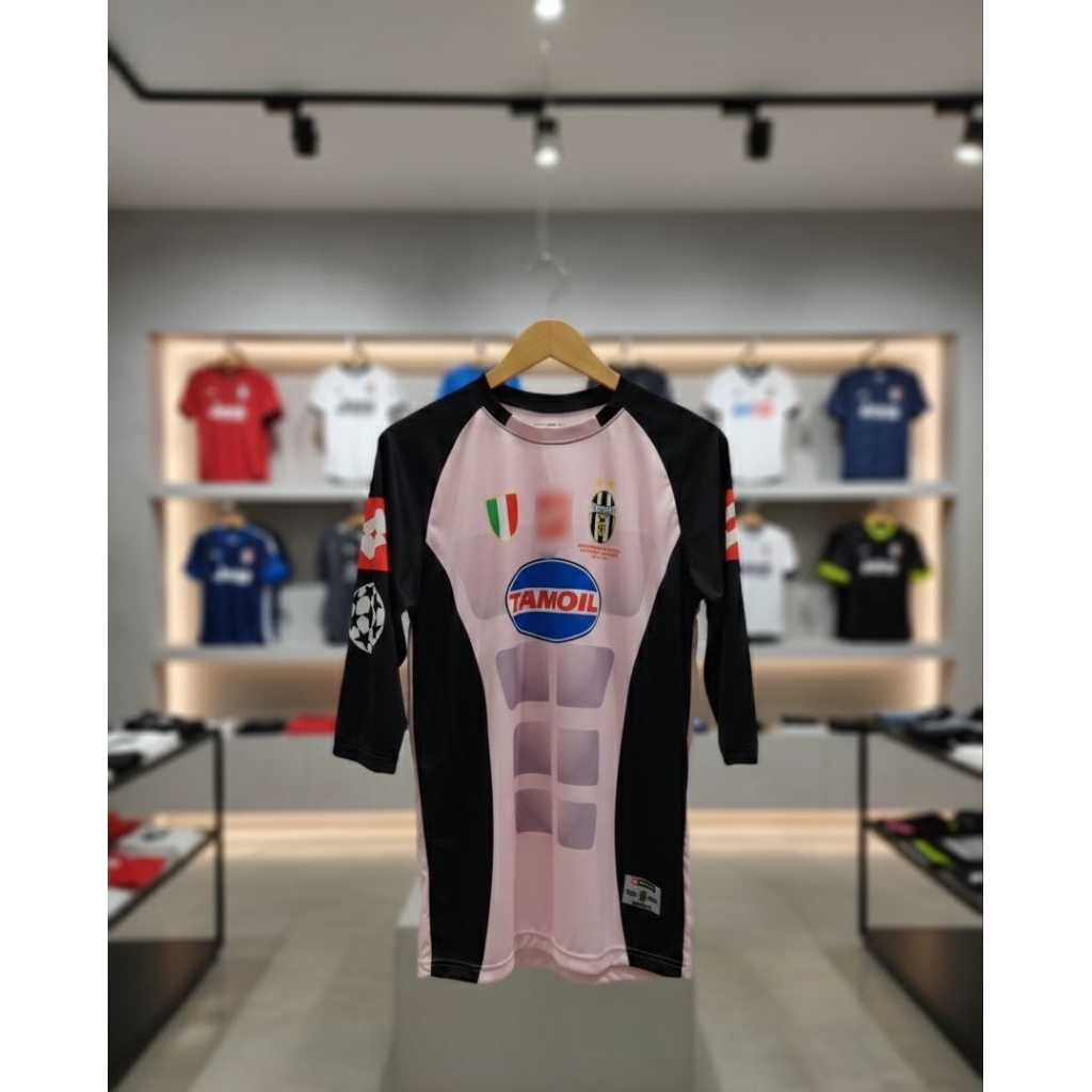 JERSEY JUVEN BUFFON PINK LENGAN 3/4 - 2004-05