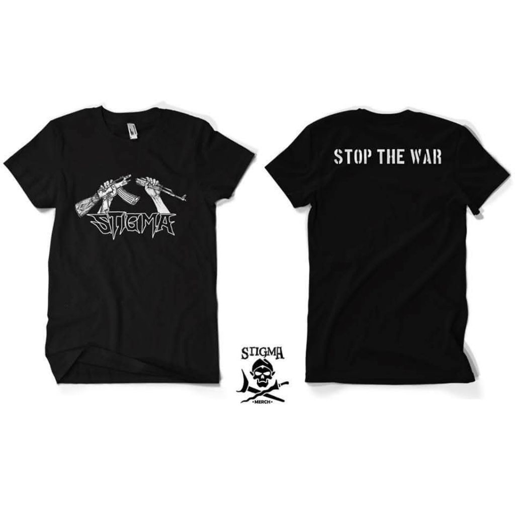 Kaos distro T-shirt baju original STIGMA MERCH pria wanita dewasa lengan pendek bahan cotton combed 