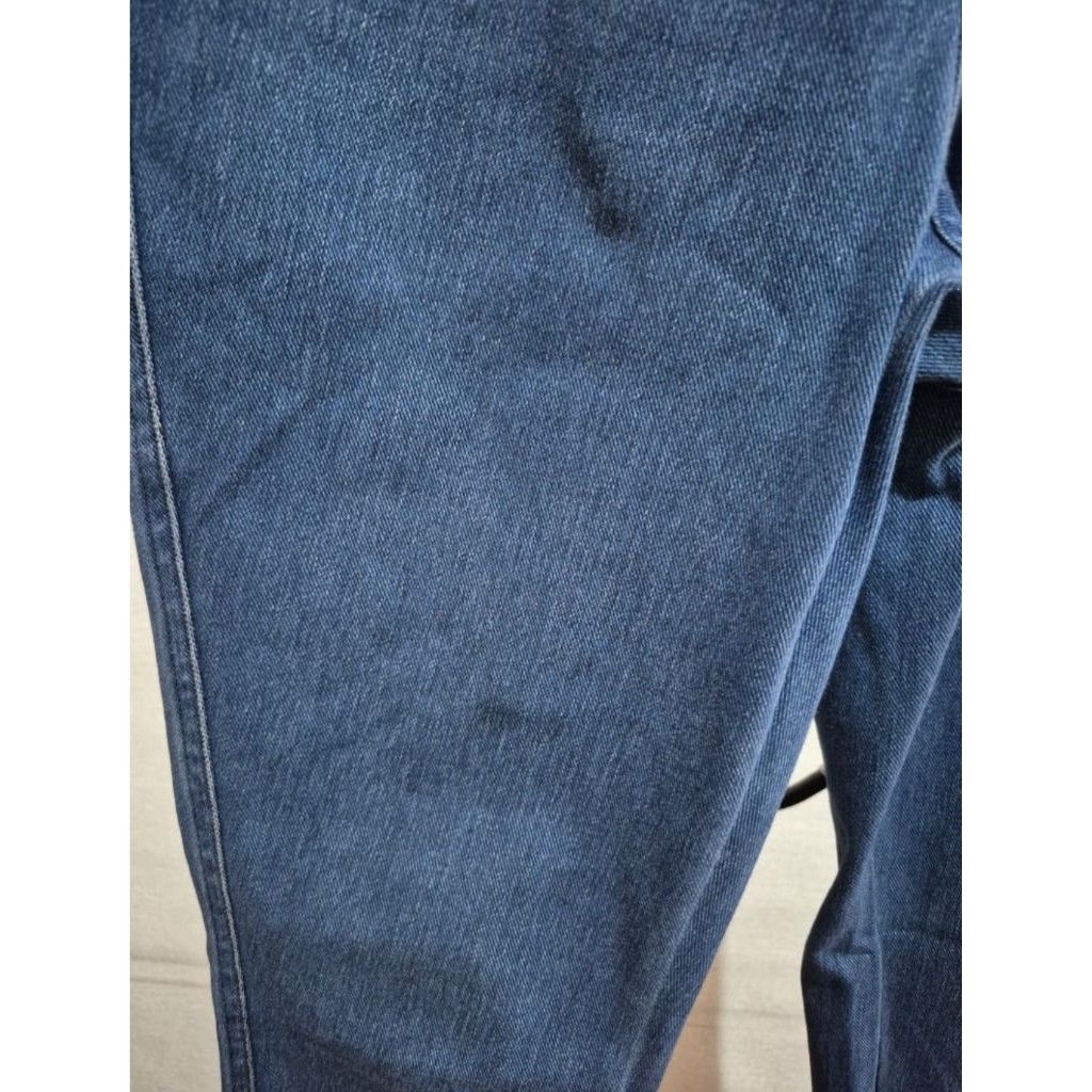 Celana Jeans Uniqlo Wanita Stretch Denim Biru Size L Slim Fit Original