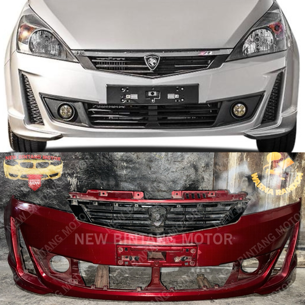 Bumper depan Proton Exora Bold Facelift 2014 2018 original