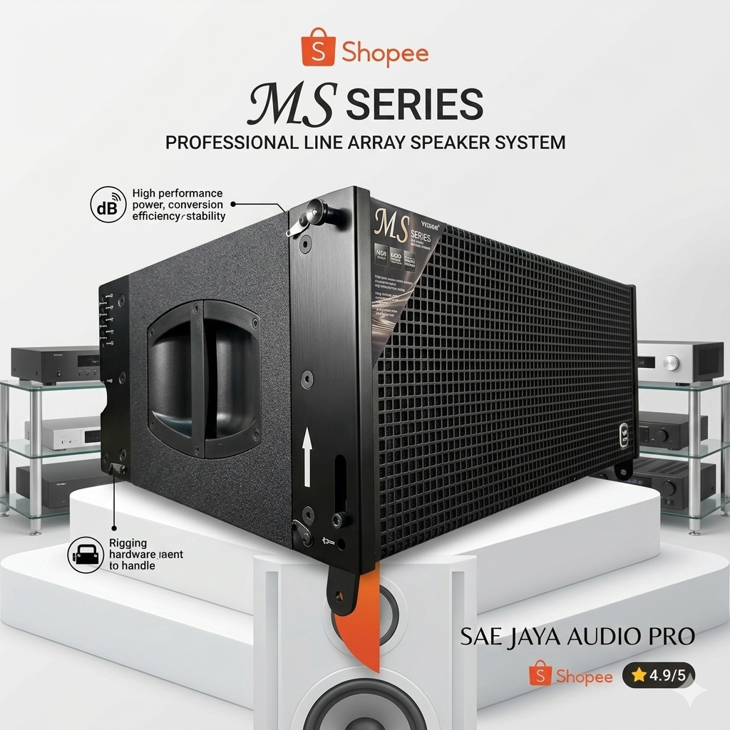 Speaker Line Array Wisdom MS 102 / MS102 - Pasif