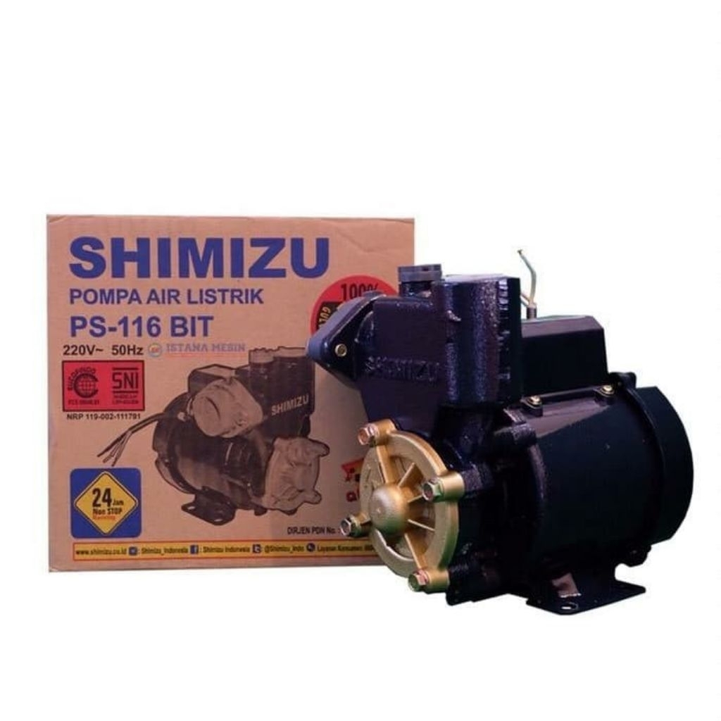 Pompa Air Shimizu PS-116 BIT PS-116BIT PS116BIT Manual 125Watt