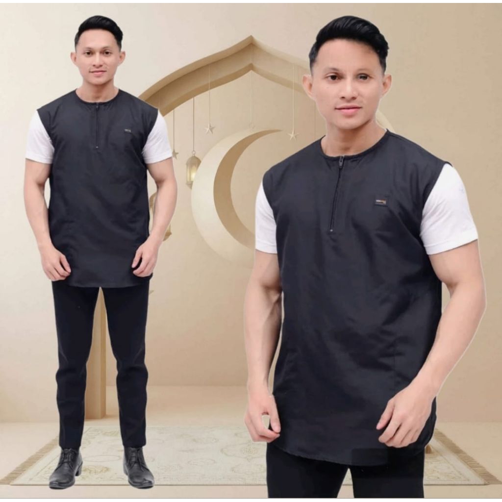 Rompi Pria/Rompi Sholat Pria/Rompi terbaru/Baju koko Rompi