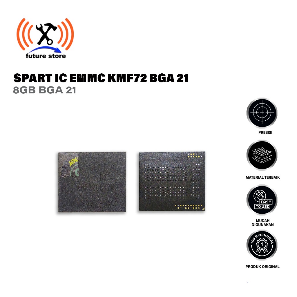 IC EMMC J1 ACE J110 J110G KMF72 KMF7200012M-B214 8GB - SPAREPART UNTUK HP SAMSUNG