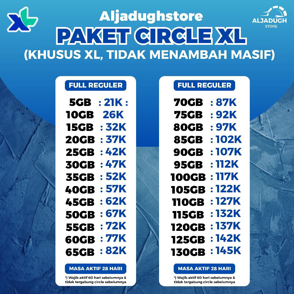 Data Circle (Khusus XL)