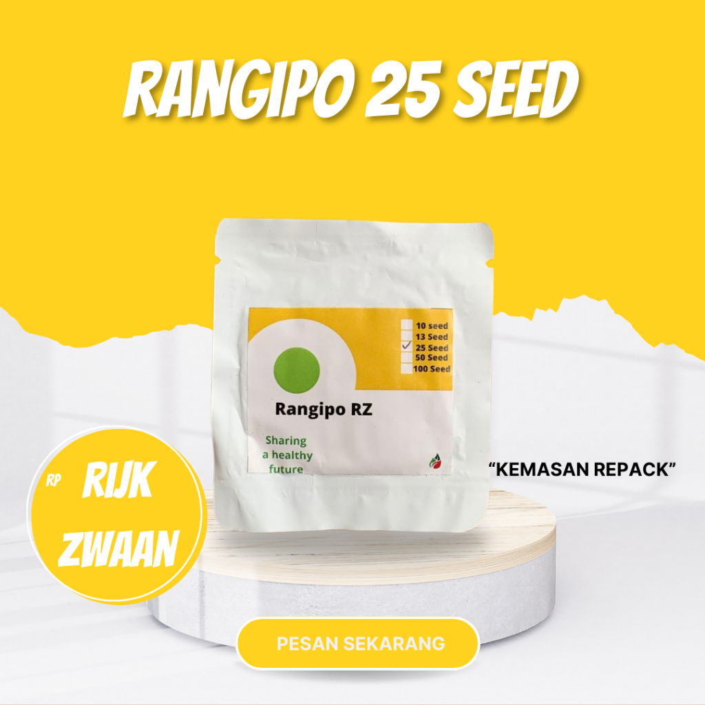 benih RZ Rangipo kemasan 25 biji/seed Repack murah