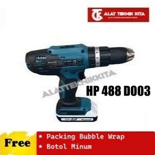 MAKITA HP488D003 bor tangan baterai HP 488 D003 cordless hammer drill